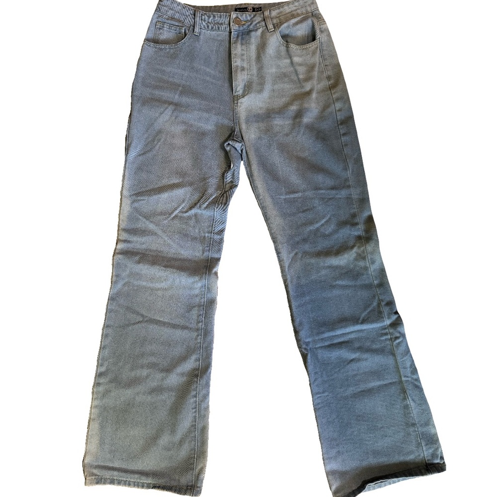 Light Blue Wide Leg Jeans